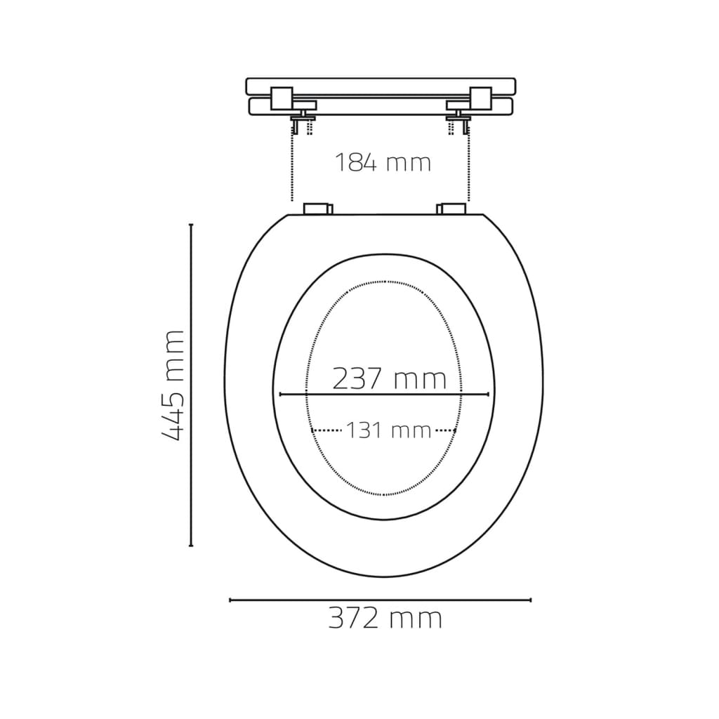 RIDDER Toiletbril Generation soft-close wit 2119101