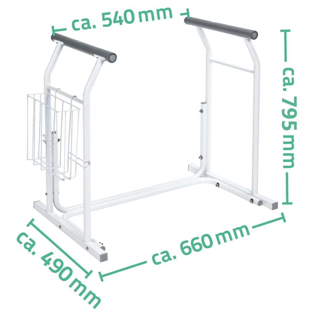 RIDDER Toiletgreep mobiel 150 kg wit A0110101