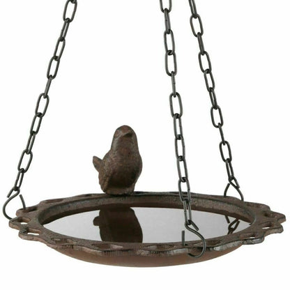 HI Vogelbad hangend 20,5 cm bruin