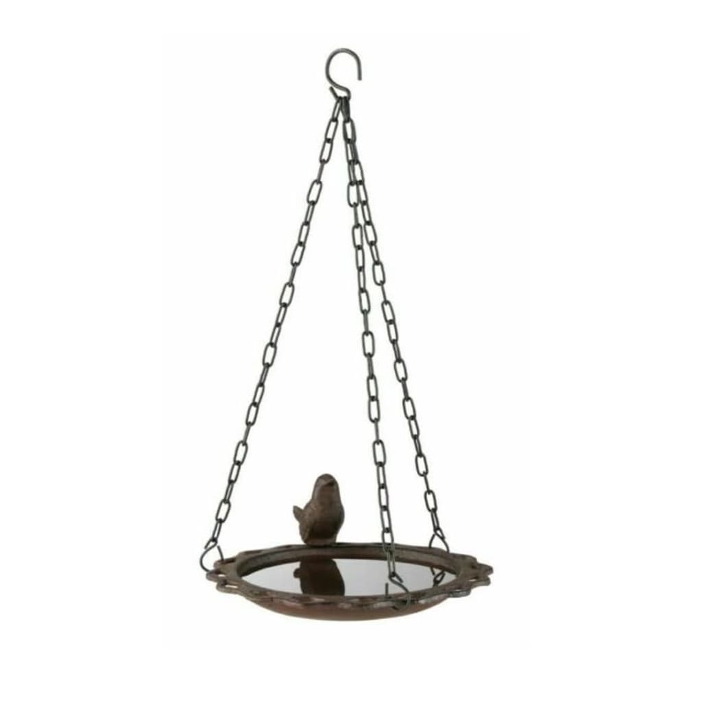 HI Vogelbad hangend 20,5 cm bruin