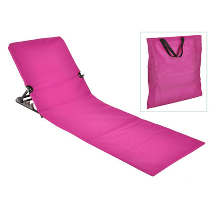 HI Strandmat stoel opvouwbaar PVC roze