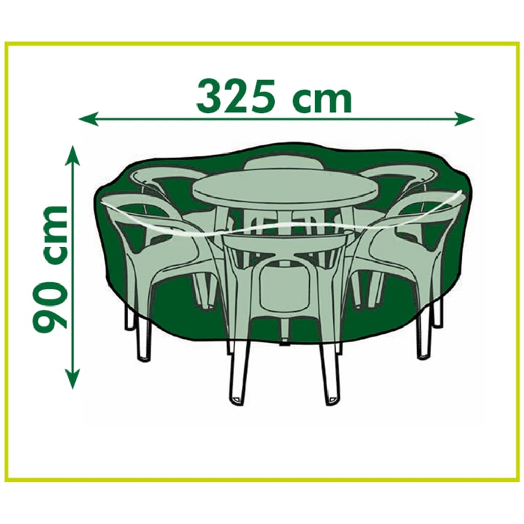 Nature Tuinmeubelhoes voor ronde tafels 325x325x90 cm