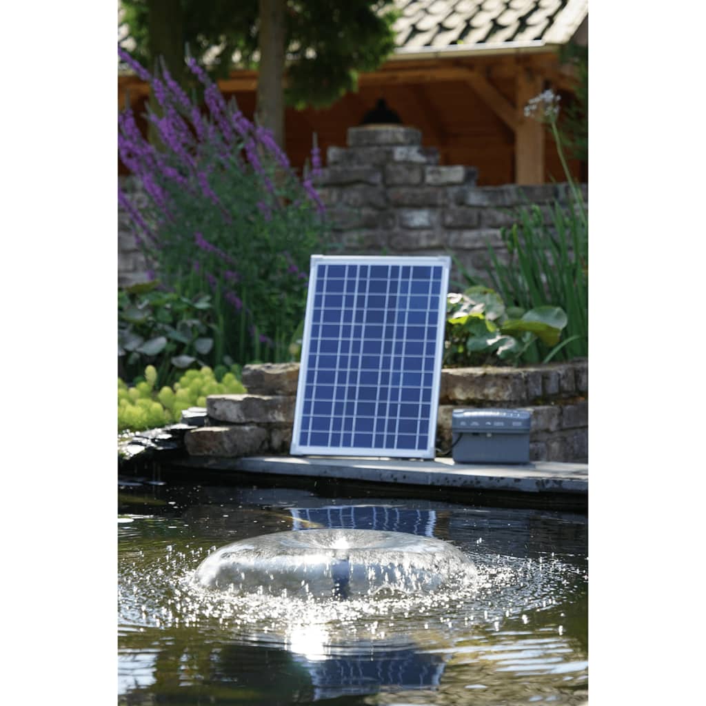 Ubbink Solarmax 1000 set met zonnepaneel, pomp en batterij 1351182