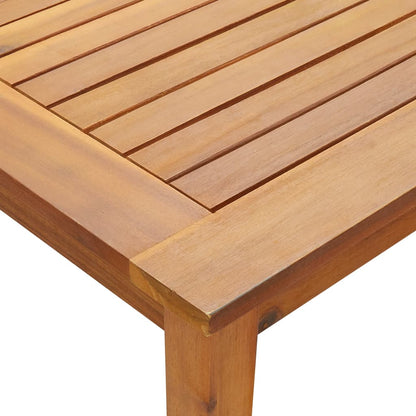 vidaXL Tuintafel 140x80x74 cm massief acaciahout