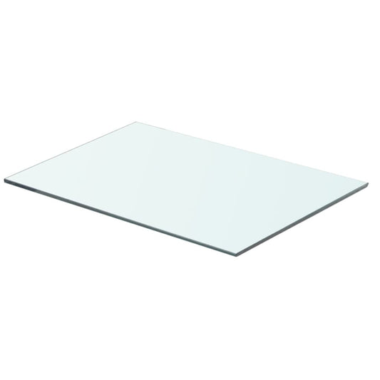 vidaXL Wandschap transparant 50x30 cm glas