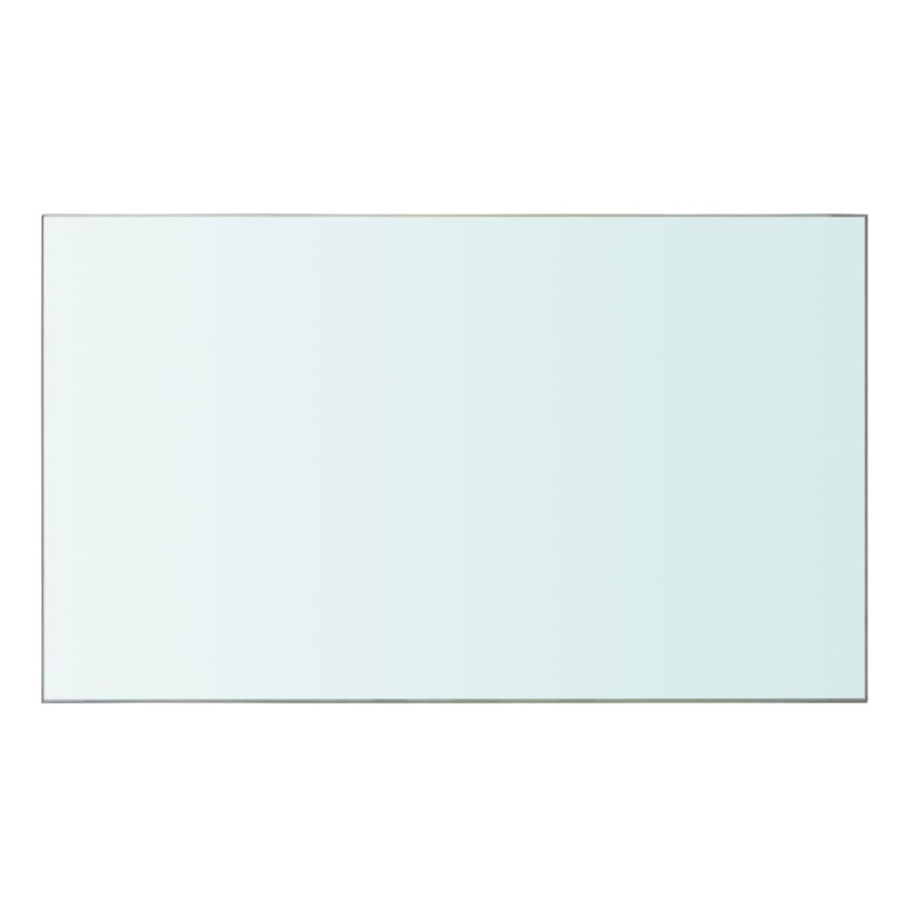 vidaXL Wandschap transparant 50x30 cm glas