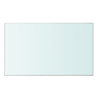 vidaXL Wandschap transparant 50x30 cm glas