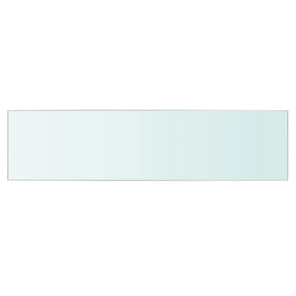 vidaXL Wandschap transparant 60x15 cm glas