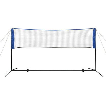 vidaXL Badminton net met shuttles 300x155 cm