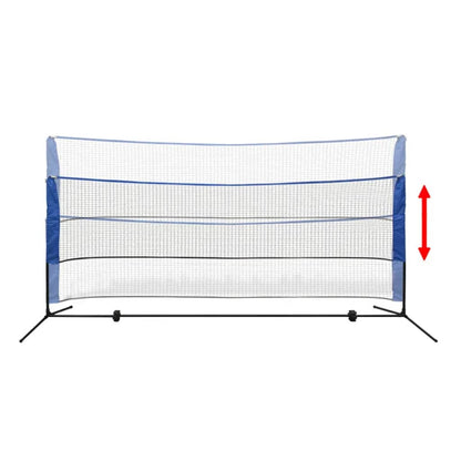 vidaXL Badminton net met shuttles 300x155 cm