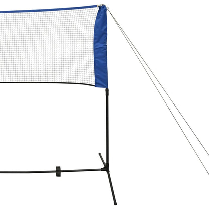 vidaXL Badminton net met shuttles 300x155 cm