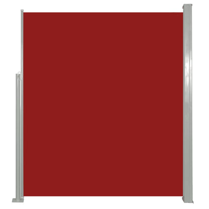 vidaXL Windscherm uittrekbaar 160x500 cm rood