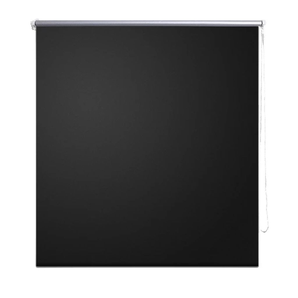 Rolgordijn verduisterend blackout 100 x 230 cm zwart