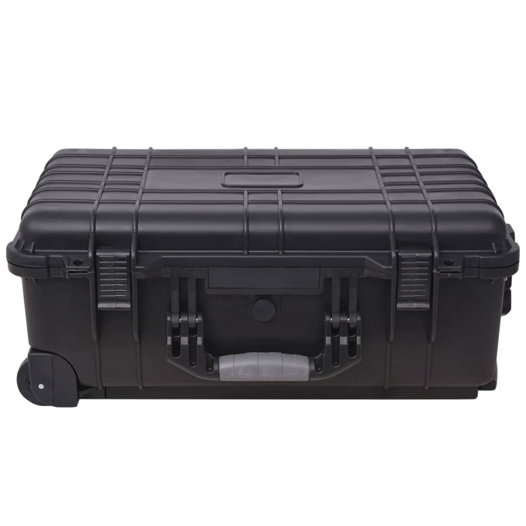 Hardcase transportkoffer met wielen en schuimen binnenkant