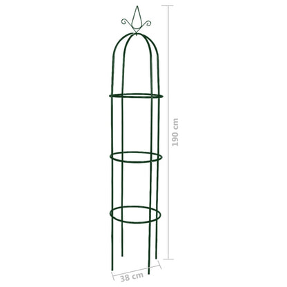 vidaXL Tuinboogtorens 2 st