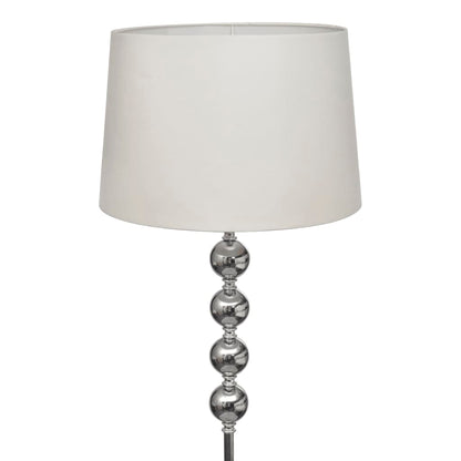 vidaXL Vloerlamp met hoog standaard en 4 ballen wit