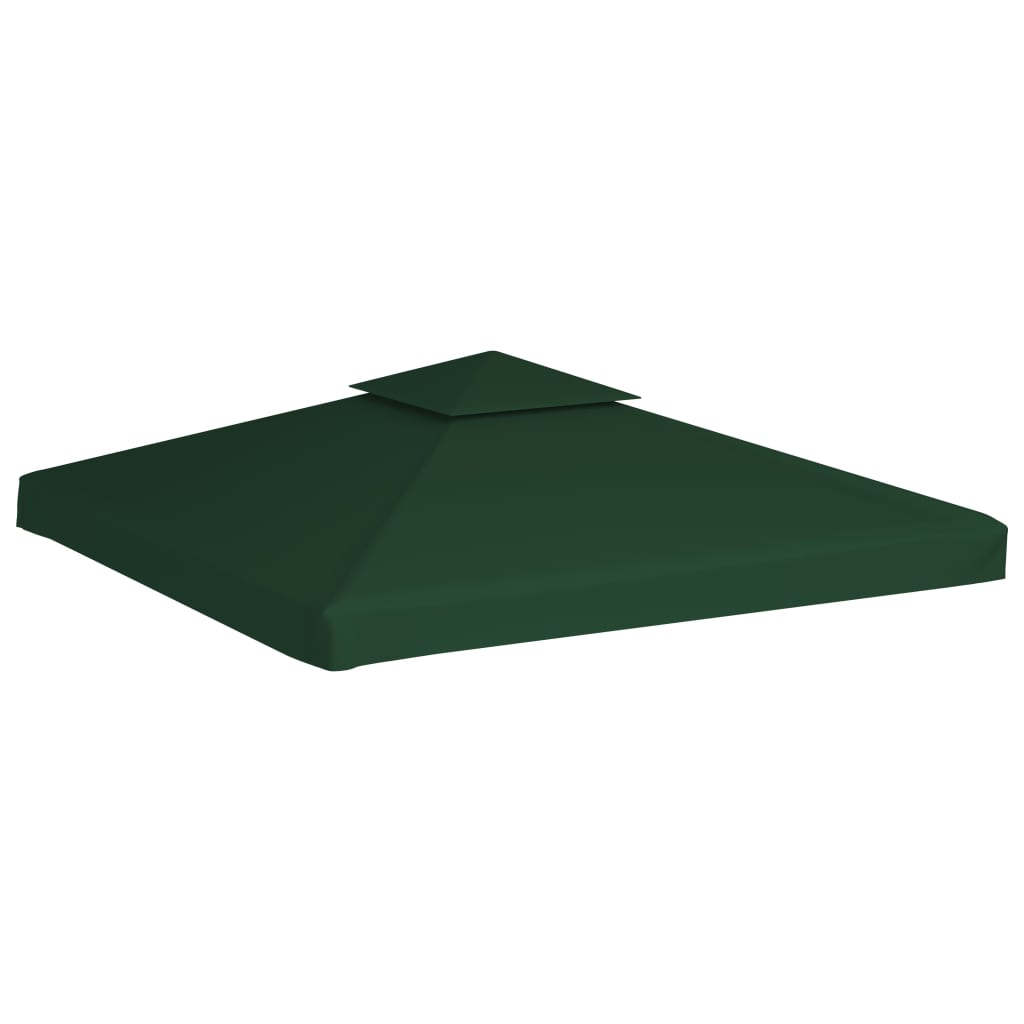 vidaXL Vervangend tentdoek prieel 310 g/m² 3x3 m groen