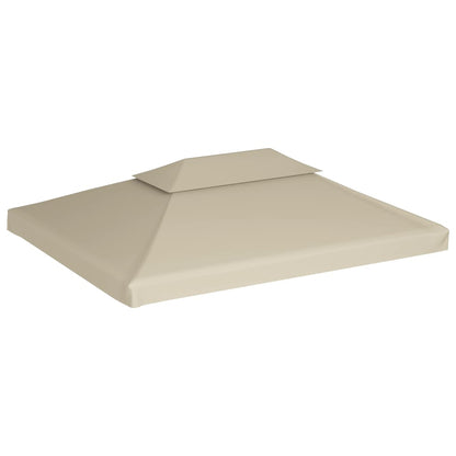 vidaXL Vervangend tentdoek prieel 310 g/m² 3x4 m beige