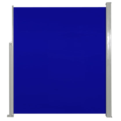 vidaXL Wind-/zonnescherm uittrekbaar 160x300 cm blauw