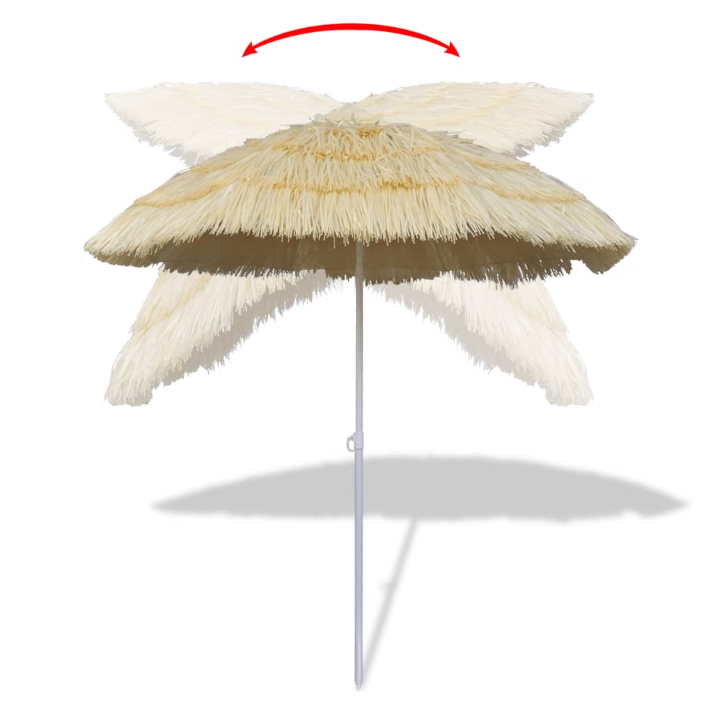 Strandparasol kantelbaar Hawaii-stijl