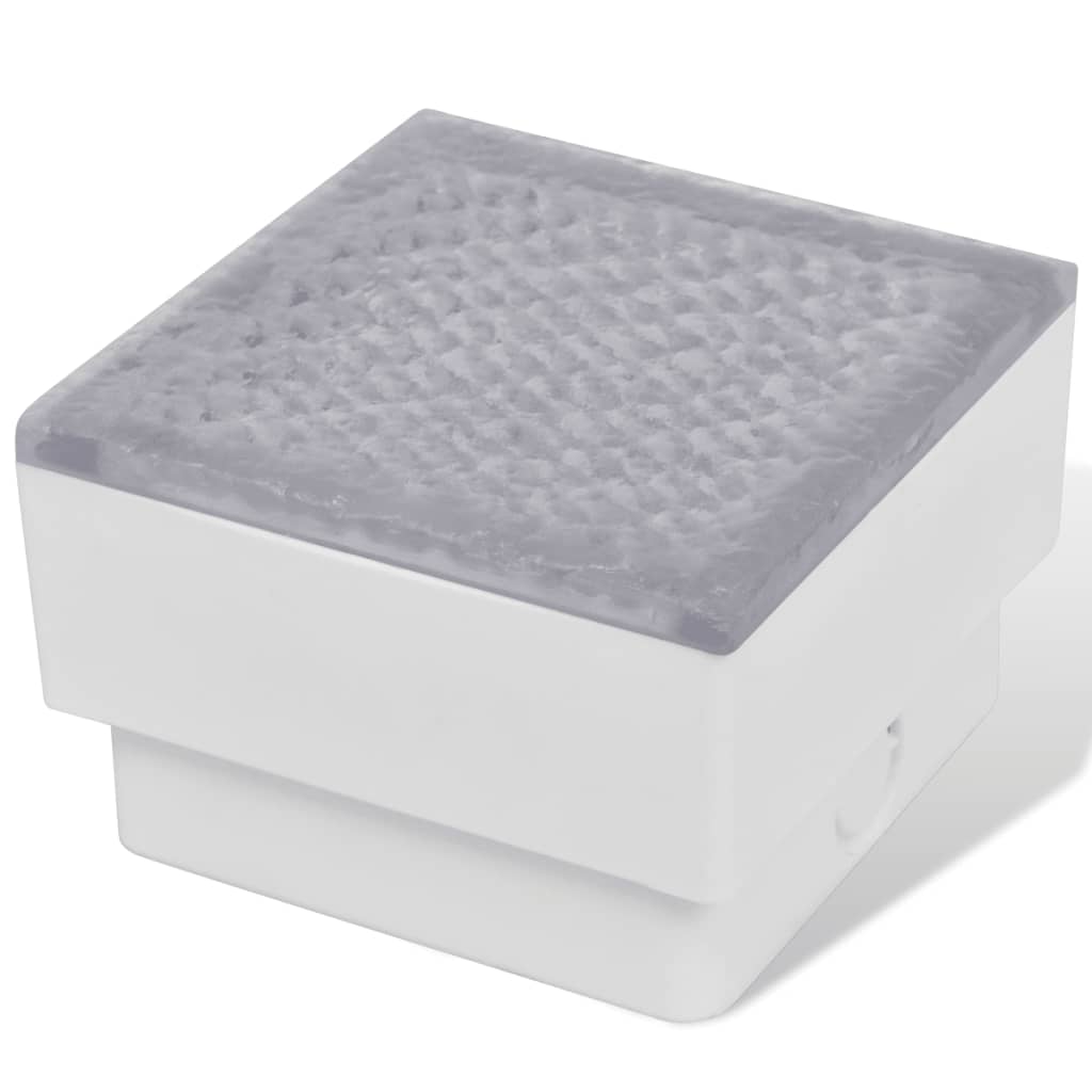 vidaXL 2x LED-lamp verzonken 100x100x68 mm