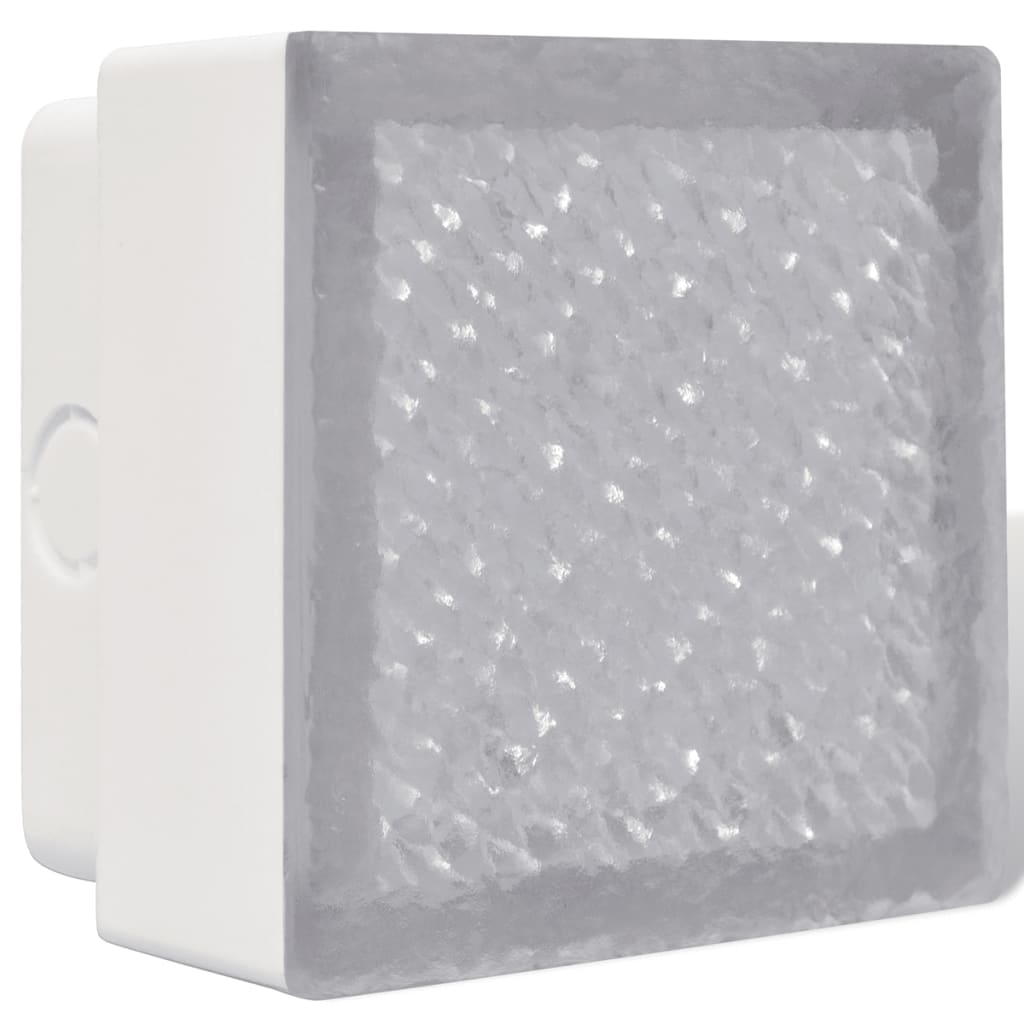 vidaXL 2x LED-lamp verzonken 100x100x68 mm