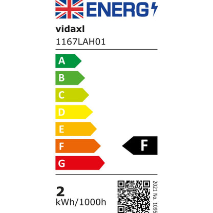 vidaXL 2x LED-lamp verzonken 100x100x68 mm