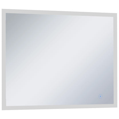 vidaXL Badkamerspiegel LED met aanraaksensor 80x60 cm