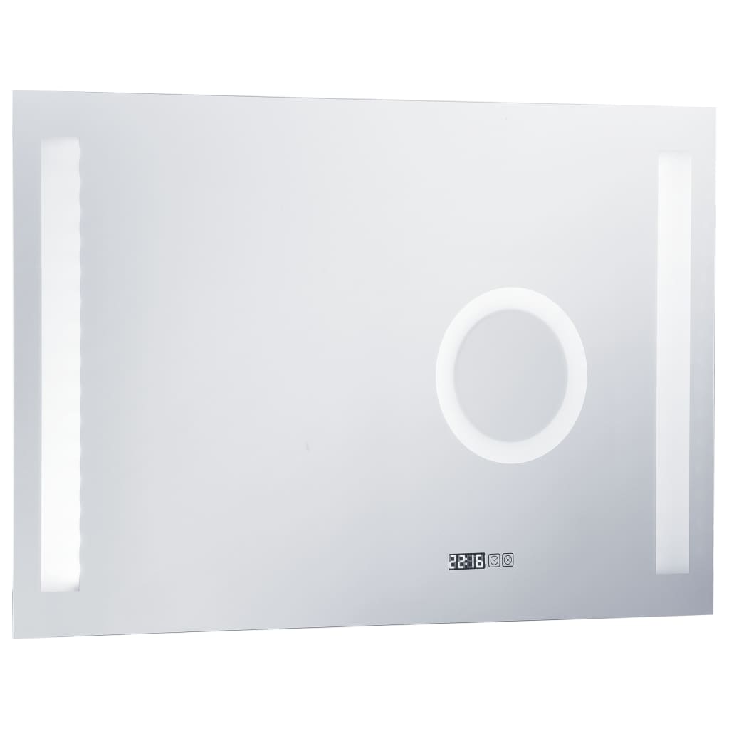 vidaXL Badkamerspiegel LED met aanraaksensor 100x60 cm