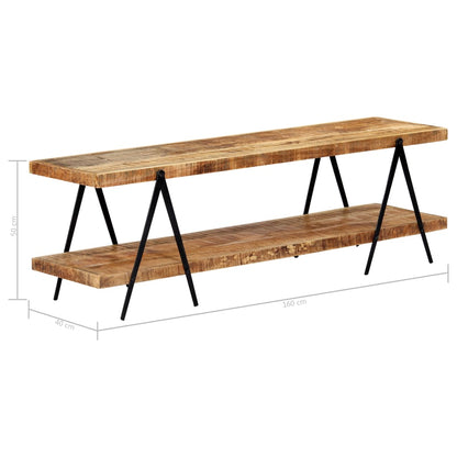 vidaXL Tv-meubel 160x40x50 cm massief mangohout