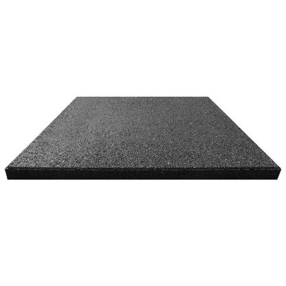 vidaXL Valtegels 24 st 50x50x3 cm rubber zwart