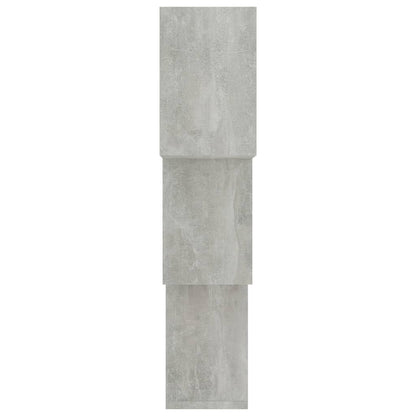 vidaXL Wandschappen kubus 68x15x68 cm bewerkt hout betongrijs