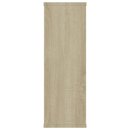 vidaXL Wandschappen 104x20x58,5 cm bewerkt hout sonoma eikenkleurig