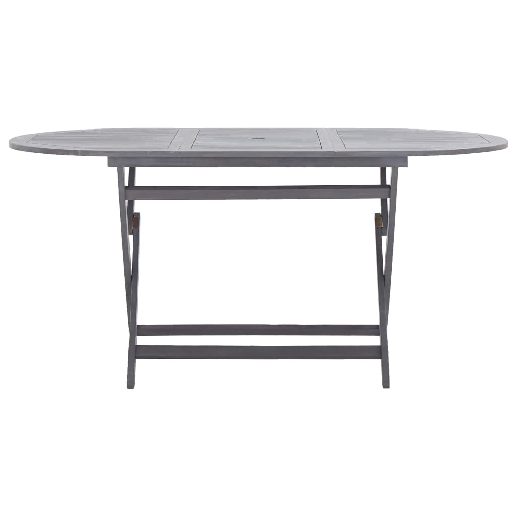 vidaXL Tuintafel inklapbaar 160x85x75 cm massief acaciahout