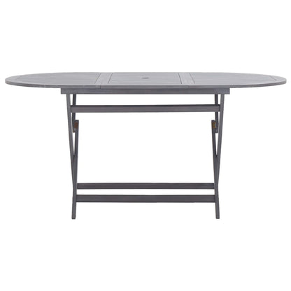 vidaXL Tuintafel inklapbaar 160x85x75 cm massief acaciahout