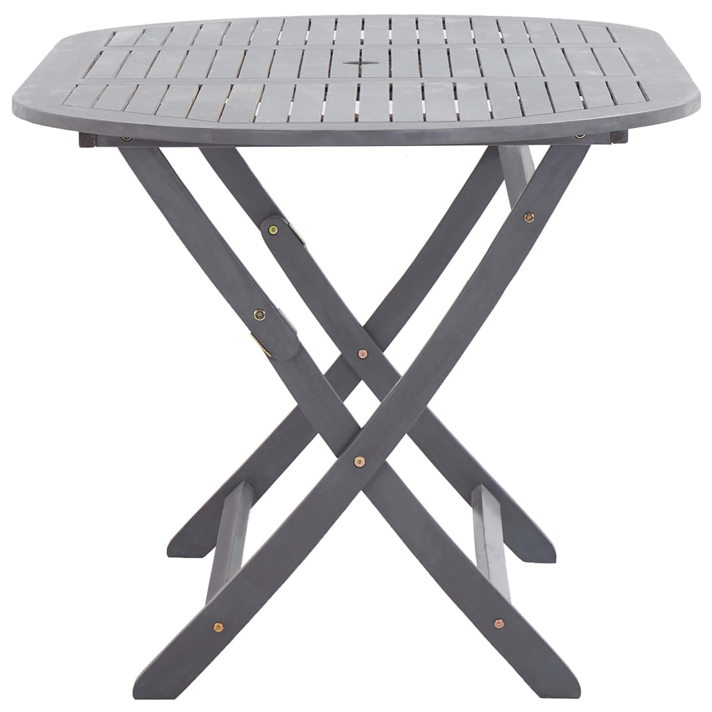 vidaXL Tuintafel inklapbaar 160x85x75 cm massief acaciahout