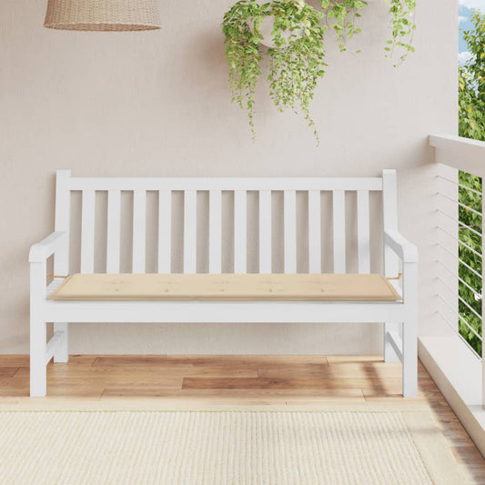 vidaXL Tuinbankkussen 150x50x3 cm oxford stof beige