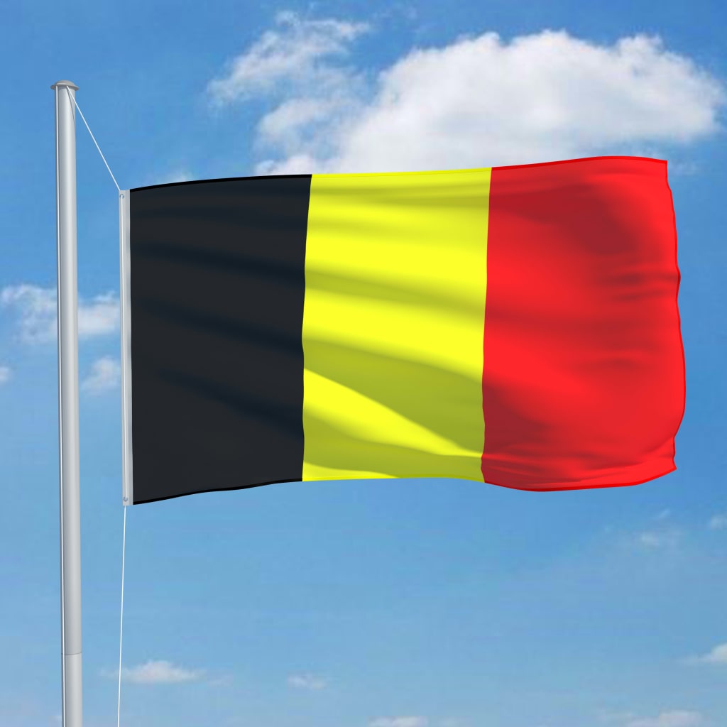 vidaXL Vlag België 90x150 cm