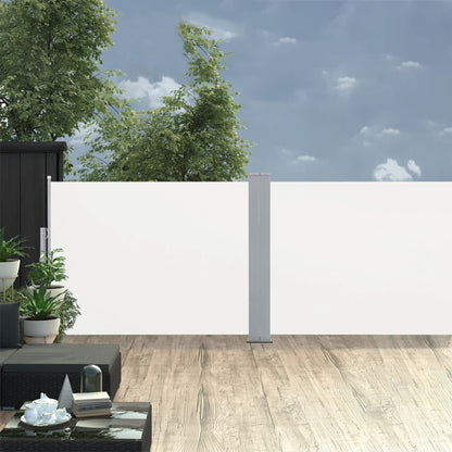 vidaXL Windscherm uittrekbaar 100x1000 cm crème