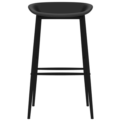 vidaXL Barstoelen 2 st zwart