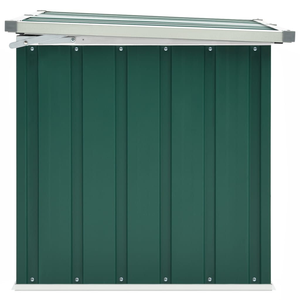 vidaXL Tuinbox 129x67x65 cm groen