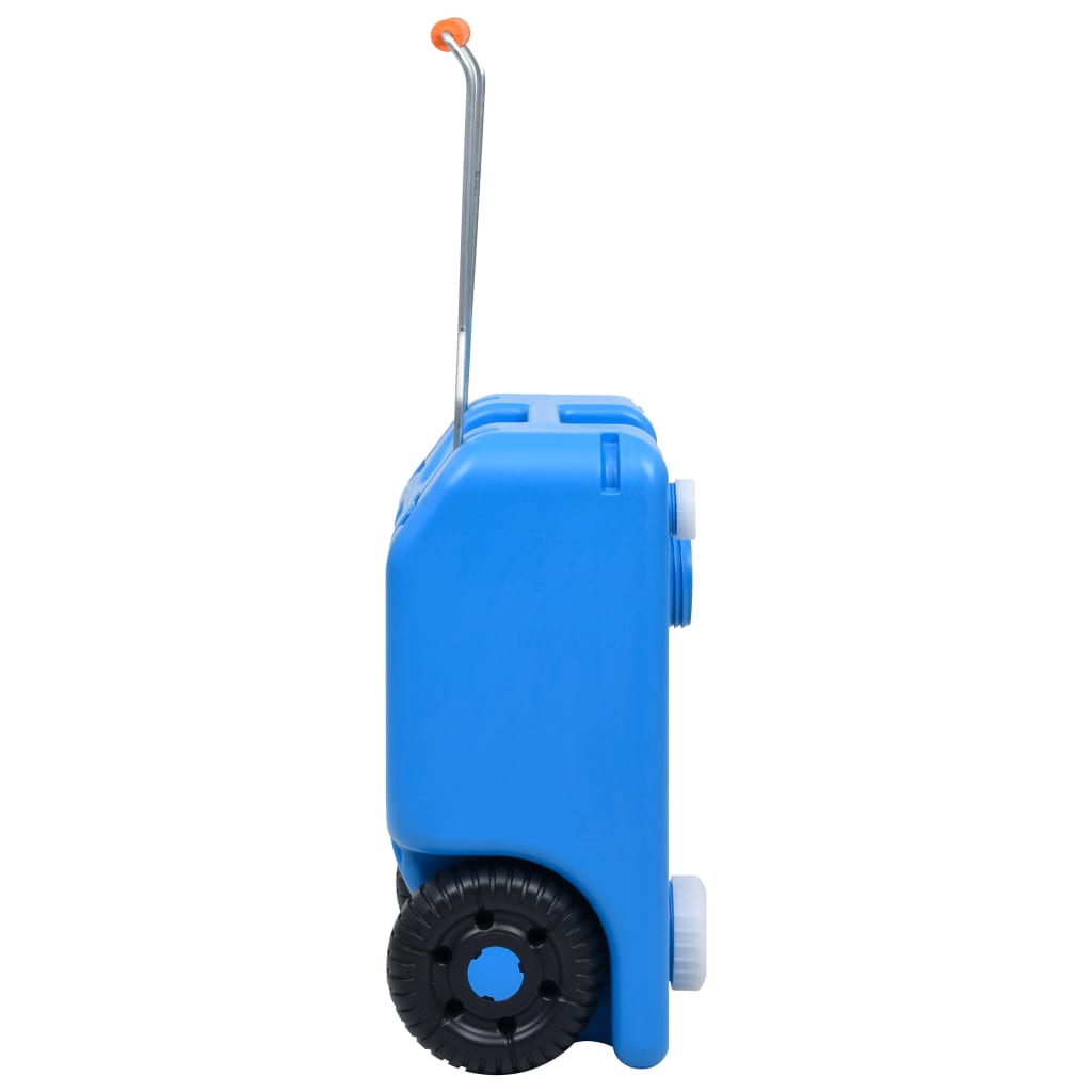 vidaXL Watertank op wielen 25 L blauw