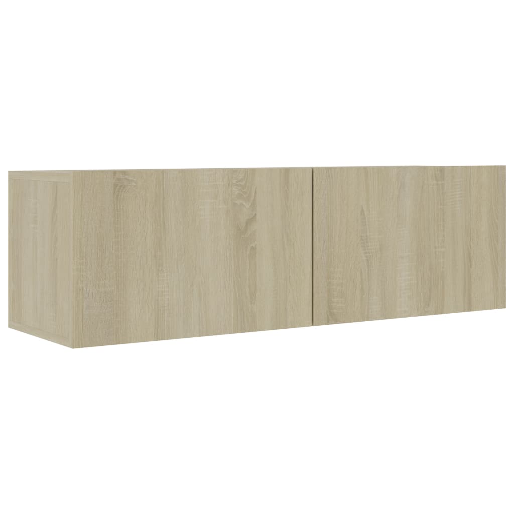 vidaXL Tv-meubel 100x30x30 cm bewerkt hout sonoma eikenkleurig