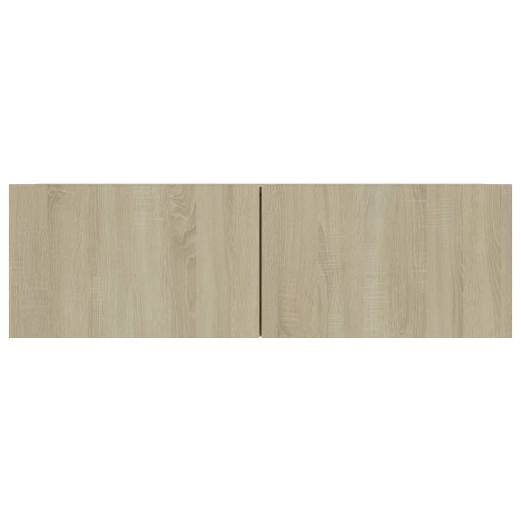 vidaXL Tv-meubel 100x30x30 cm bewerkt hout sonoma eikenkleurig