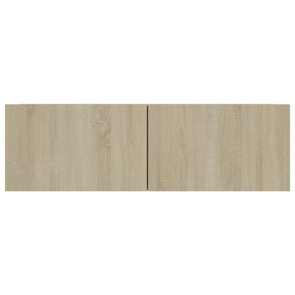 vidaXL Tv-meubel 100x30x30 cm bewerkt hout sonoma eikenkleurig