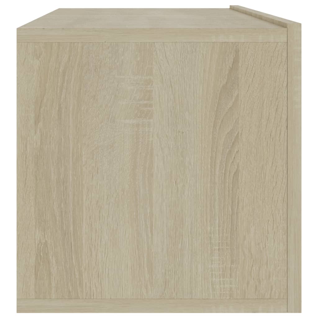 vidaXL Tv-meubel 100x30x30 cm bewerkt hout sonoma eikenkleurig