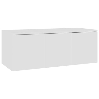 vidaXL Tv-meubel 80x34x30 cm bewerkt hout wit