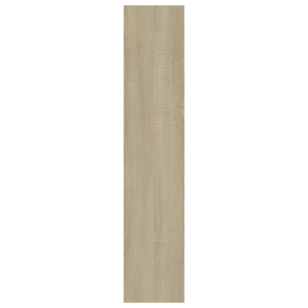 vidaXL Wandschap 90x16x78 cm bewerkt hout sonoma eikenkleurig