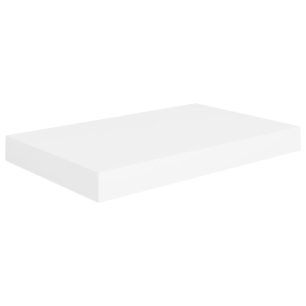 vidaXL Wandschappen zwevend 2 st 40x23x3,8 cm MDF wit