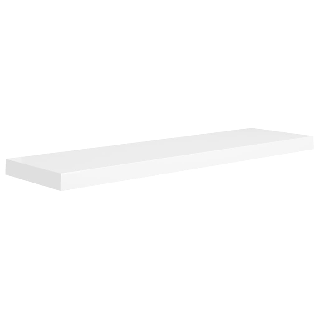 vidaXL Wandschappen zwevend 4 st 90x23,5x3,8 cm MDF wit